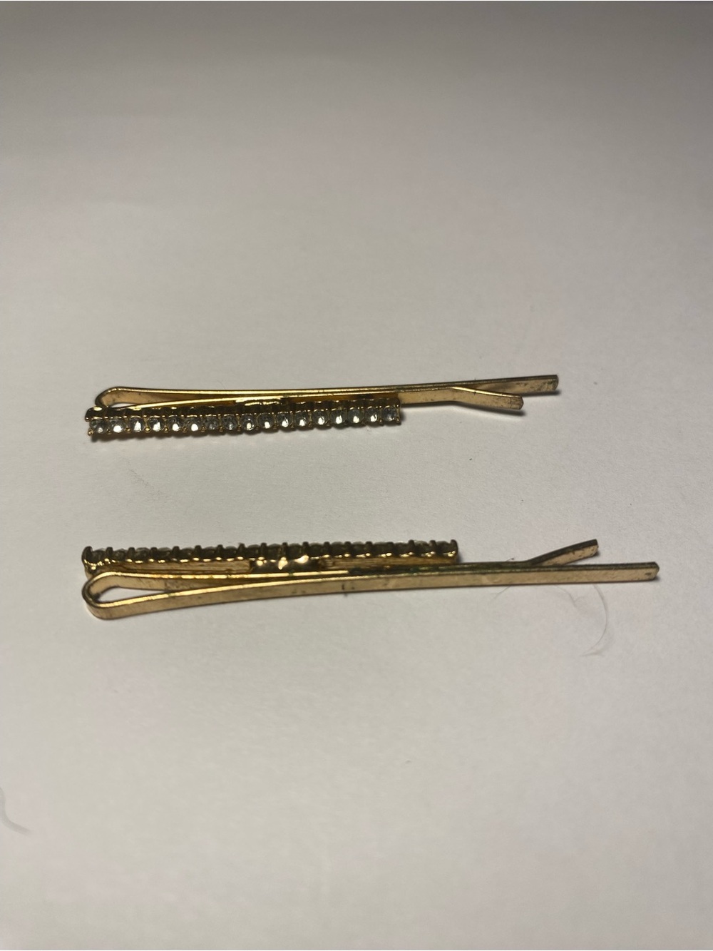 Gold Crystal Accent Bobby Pins - Women Hair